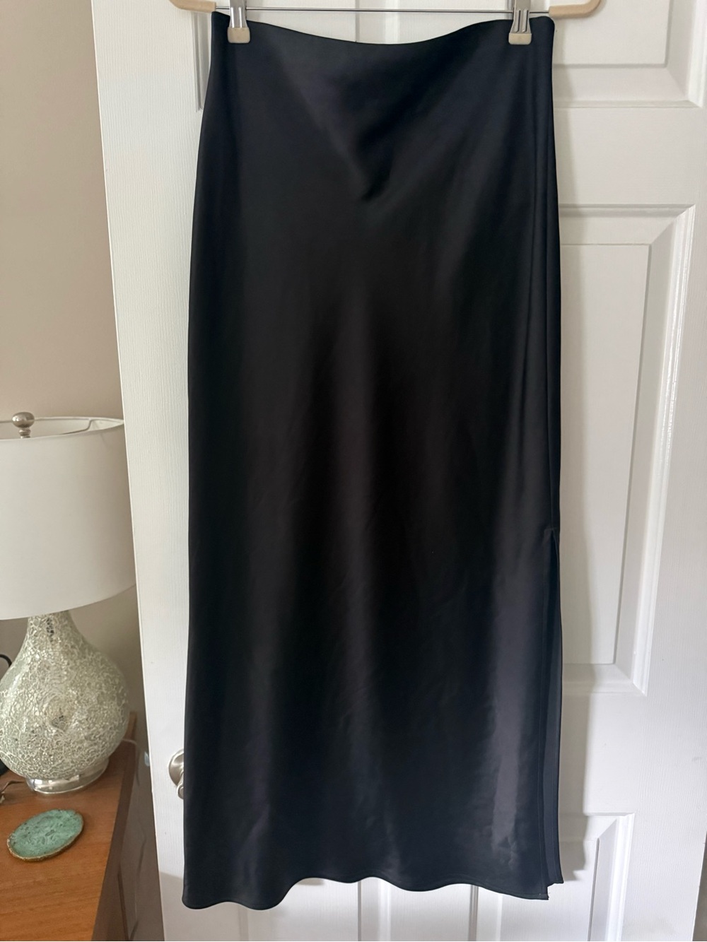 Express Black Maxi Skirt with Side Slit
